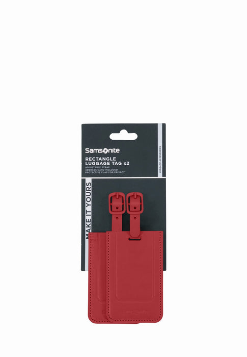 Etiquette bagage Samsonite Ta revolution 1726 RED