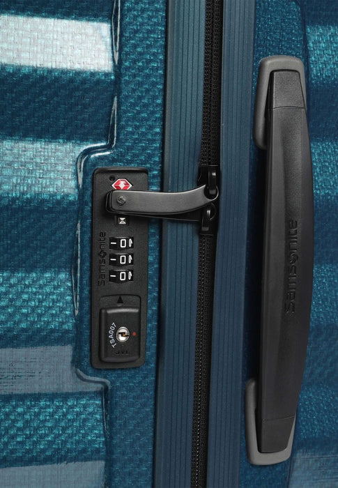Valise rigide Samsonite Lite shock 1686 PETROL BLUE