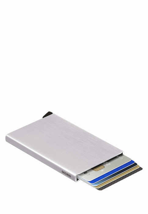 Porte cartes Secrid Cardprotectors C-cardprotector BRUSHED SILVER