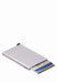 Porte cartes Secrid Cardprotectors C-cardprotector BRUSHED SILVER