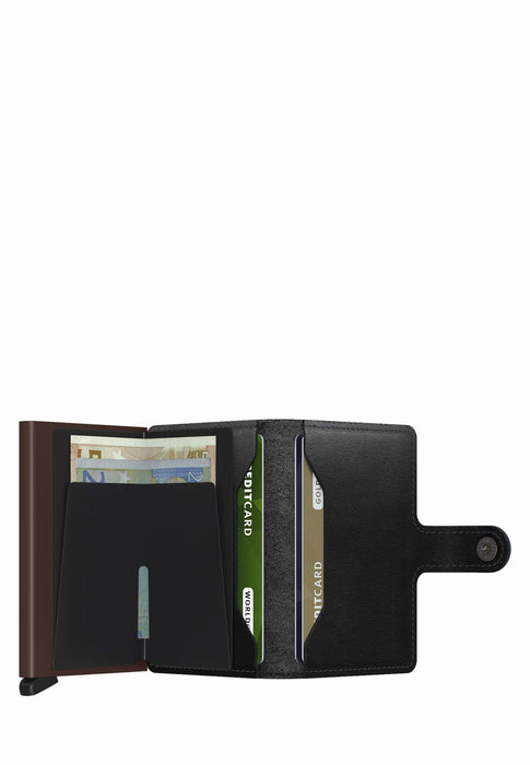 Porte cartes Secrid Miniwallet M-miniwallet BLACK BROWN