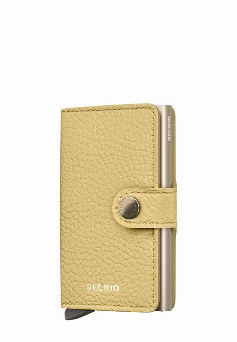 Secrid Porte cartes Miniwallet M-miniwallet limited Pebble butter yellow PEBBLE BUTTER YELLOW