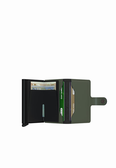 Porte cartes Secrid Miniwallet M-miniwallet MATTE GREEN