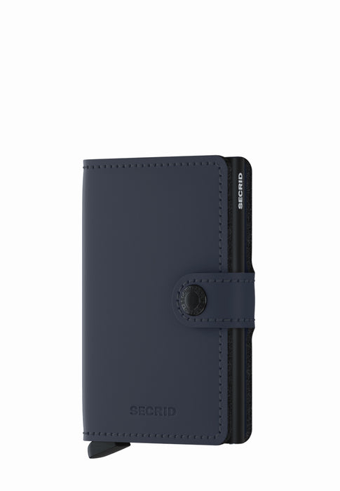 Porte cartes Secrid Miniwallet M-miniwallet MATTE NIGHTBLUE