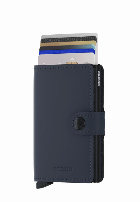 Porte cartes Secrid Miniwallet M-miniwallet MATTE NIGHTBLUE