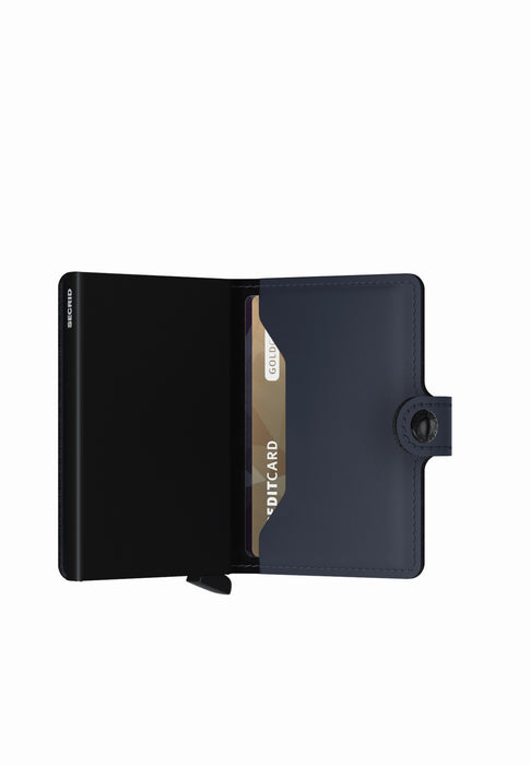 Porte cartes Secrid Miniwallet M-miniwallet MATTE NIGHTBLUE