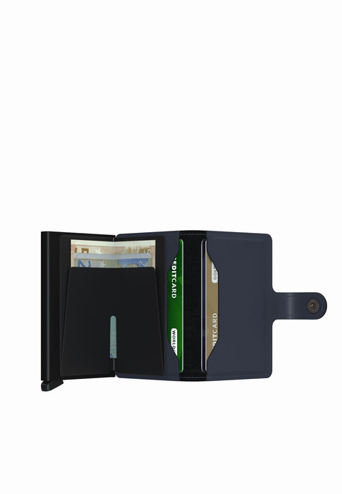 Porte cartes Secrid Miniwallet M-miniwallet MATTE NIGHTBLUE