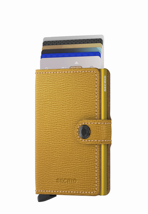 Porte cartes Secrid Miniwallet M-miniwallet MC OCHRE
