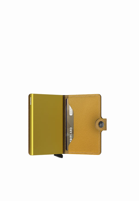 Porte cartes Secrid Miniwallet M-miniwallet MC OCHRE