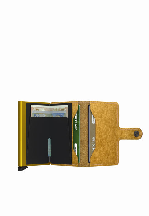 Porte cartes Secrid Miniwallet M-miniwallet MC OCHRE