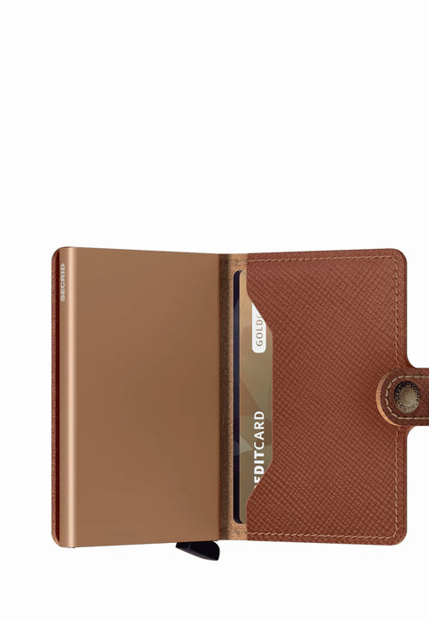 Porte cartes Secrid Miniwallet M-miniwallet MSA CARAMEL