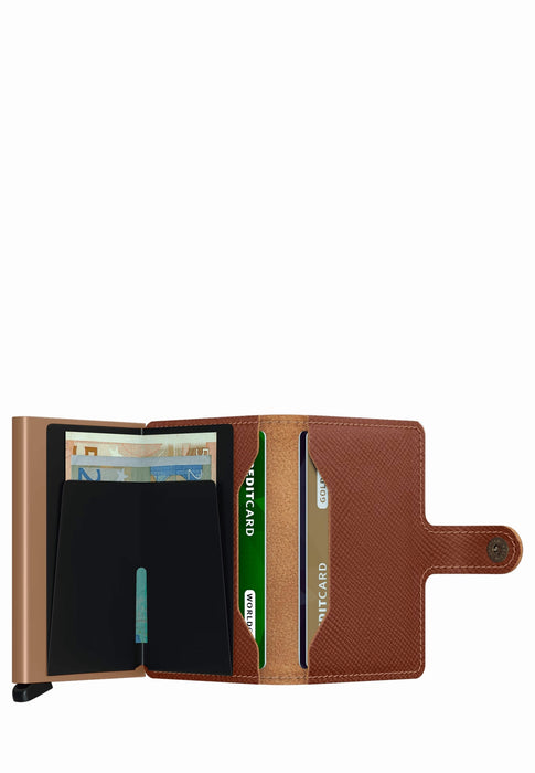 Porte cartes Secrid Miniwallet M-miniwallet MSA CARAMEL