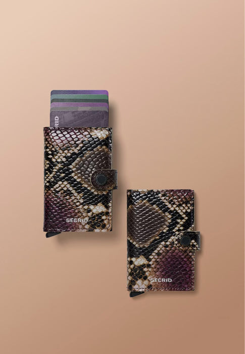 Porte cartes Secrid Miniwallet M-miniwallet MSE PURPLE