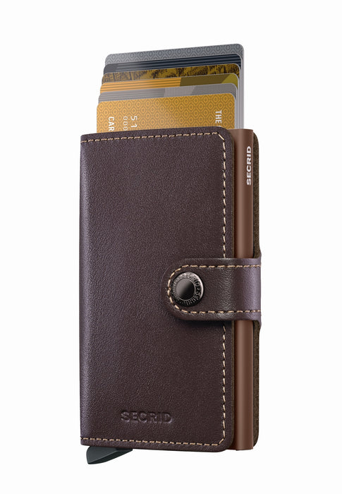Porte cartes Secrid Miniwallet M-miniwallet ORIGINAL CHOCOLATE
