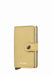 Porte cartes Secrid Miniwallet M-miniwallet PEBBLE BUTTER YELLOW