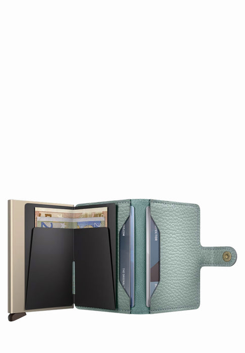 Porte cartes Secrid Miniwallet M-miniwallet PEBBLE SEA GREEN