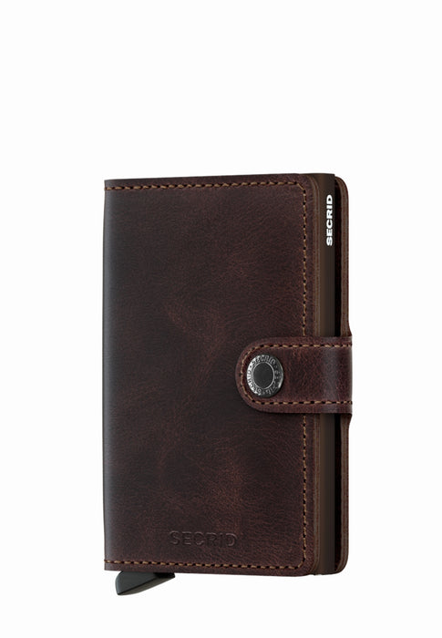 Porte cartes Secrid Miniwallet M-miniwallet VINTAGE CHOCOLATE