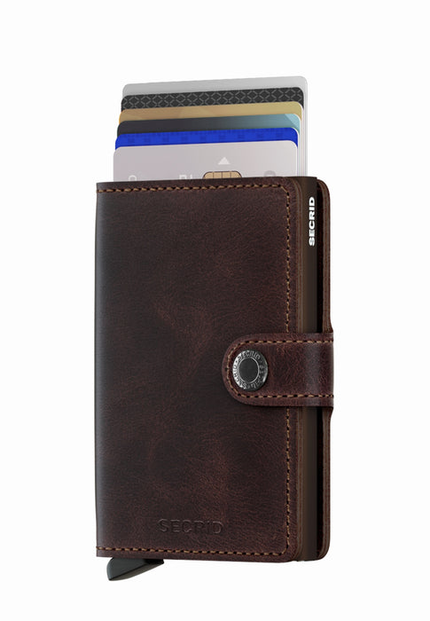 Porte cartes Secrid Miniwallet M-miniwallet VINTAGE CHOCOLATE