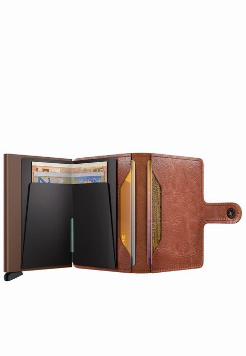 Porte cartes Secrid Miniwallet M-miniwallet VINTAGE COGNAC BROWN