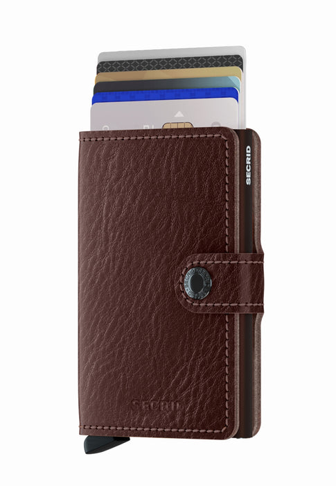 Porte cartes Secrid Miniwallet Mvg-miniwallet ESPRESSO BROWN