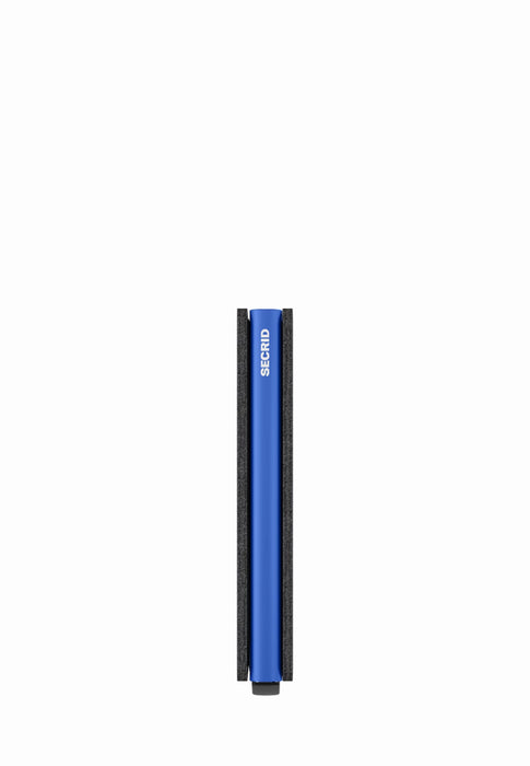Porte cartes Secrid Miniwallet S-slimwallet MATTE BLACK AND BLUE