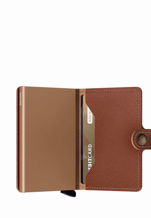 Porte cartes Secrid Miniwallet S-slimwallet SSA CARAMEL