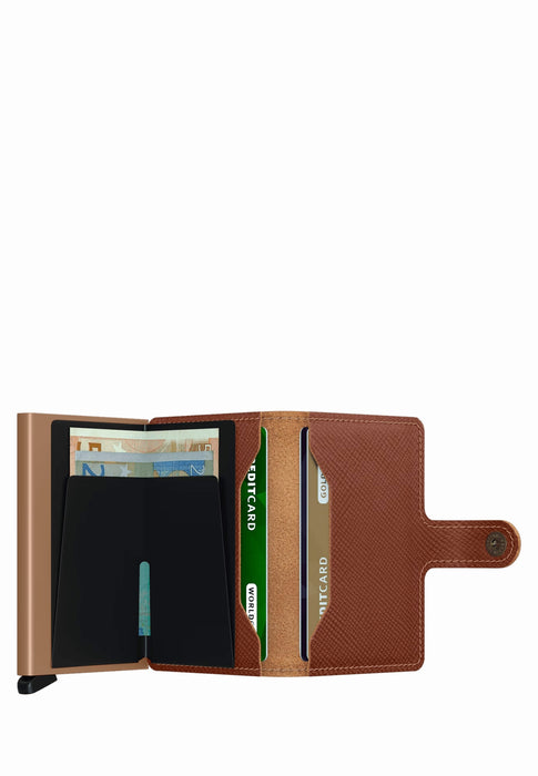 Porte cartes Secrid Miniwallet S-slimwallet SSA CARAMEL