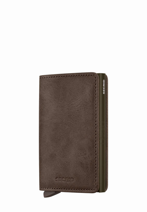 Porte cartes Secrid Miniwallet S-slimwallet VINTAGE OAK