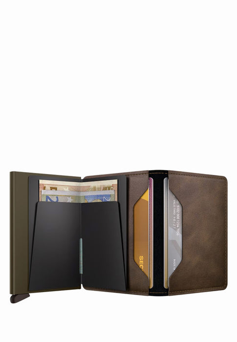 Porte cartes Secrid Miniwallet S-slimwallet VINTAGE OAK