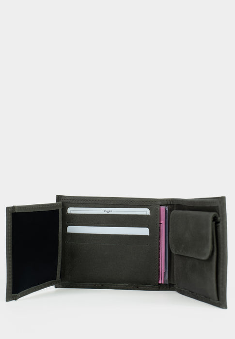 Petite maroquinerie Stalric Charles Kaki KAKI