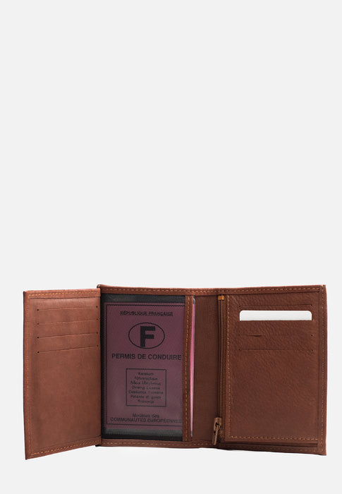 Porte feuille Stalric Gerard St929-05 COGNAC