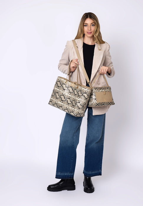 Sac Us polo assn Axtell Ls3 taupe python LS3 TAUPE PYTHON