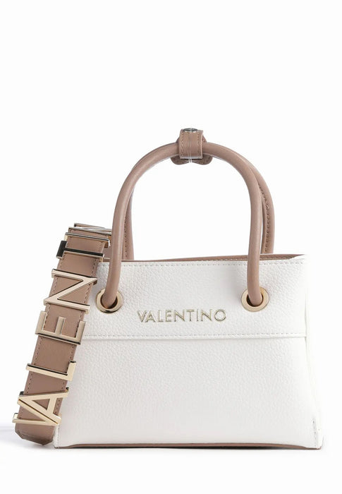 Valentino Sac a main Alexia Vbs5a805 173 bianco cuoio 173 BIANCO CUOIO