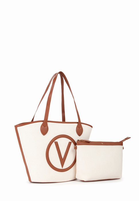 Valentino Sac cabas Covent Vbs7qo02can F29 naturale cuoio F29 NATURALE CUOIO