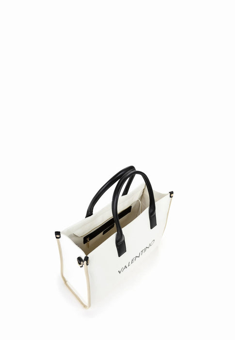 Sac cabas Valentino Acantha re Vbs9u304 R48 ECRU NERO