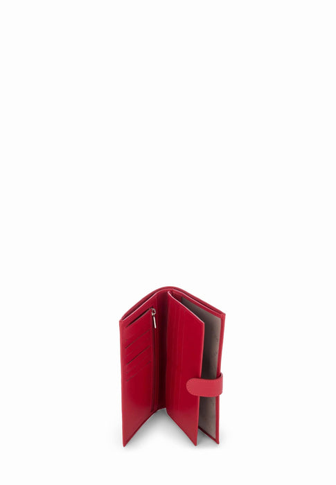 Lancaster Porte feuille Smooth Rouge ROUGE