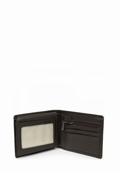 Lancaster Porte feuille italie Soft vintage homme MARRON