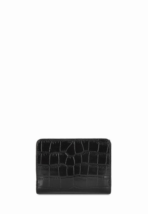 Lancaster Portefeuille Exotic croco cn NOIR