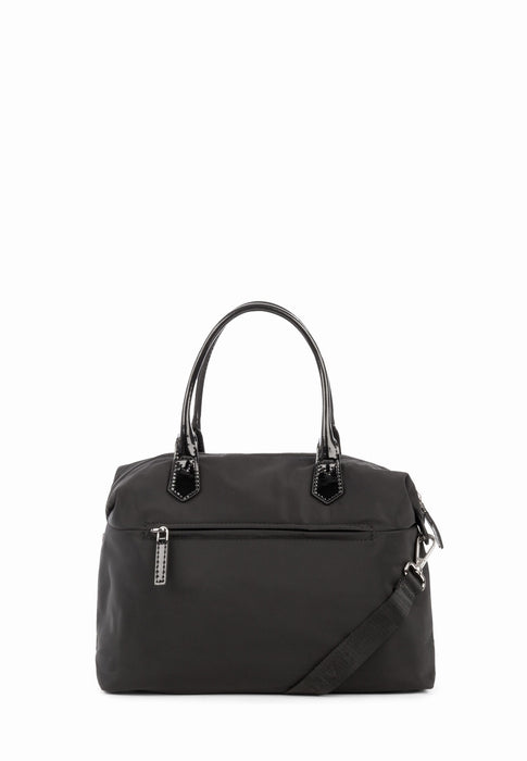 Lancaster Sac a main Basic verni NOIR