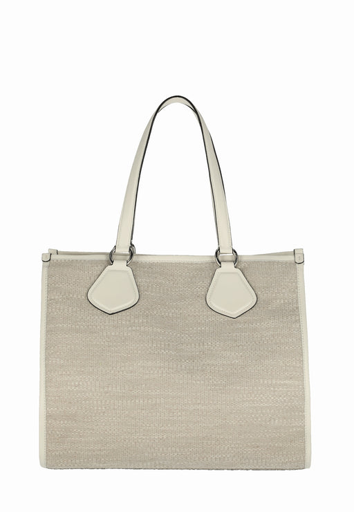 Lancel Cabas Summer tote 5Z NATUR WHITE