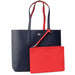 LACOSTE SAC CABAS LYCEE ANNA  BLEU ROUGE MAROQUINERIE STALRIC